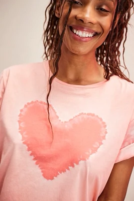 OneTeaspoon Heart Throb Tie Dye Tee