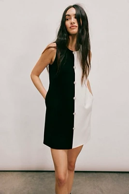 Sans Fadd Monochrome Muse Mini Dress