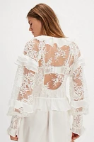 For Love & Lemons Holiday Lace Blouse