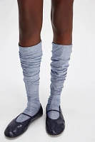 Over The Knee Metallic Jersey Socks