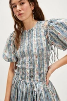 Damson Madder Becca Bubble Mini Dress
