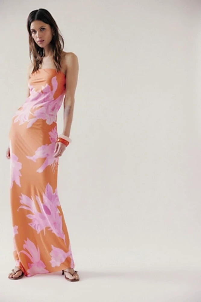 Rococo Sand Strapless Maxi Dress