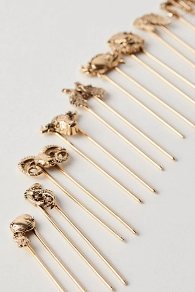 Zodiac Hair Pin