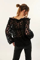 Anna Sui Elastic Lace Blouse