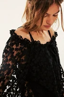 Anna Sui Elastic Lace Blouse