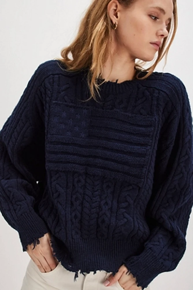 Denimist Shadow Flag Sweater