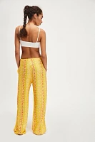 Kinga Csilla Sun Stripe Straight-Leg Pants