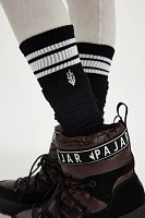 Knee High Logo Stripe Socks