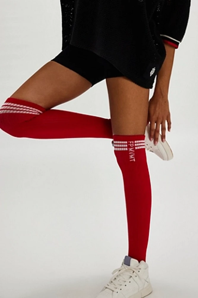 Race Pace Stripe Scrunch Socks