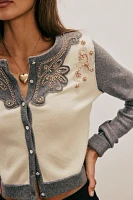 We The Free Loui Embellished Cardi