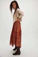 FP One Ember Printed Midi Skirt