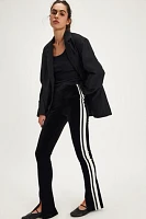 Norma Kamali Side Stripe Spat Leggings