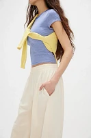 Norma Kamali Boyfriend Terry Elephant Pants