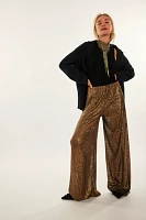 Norma Kamali Boyfriend Metallic Elephant Pants