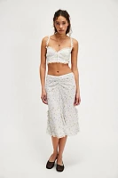 Anna Sui Pansy Ruffle Skirt