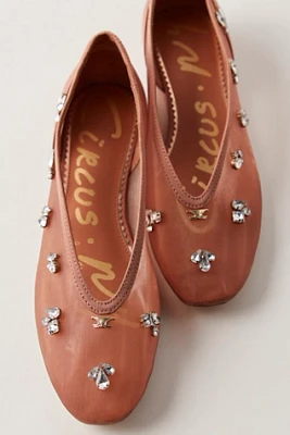 Tina Mesh Jewel Flats