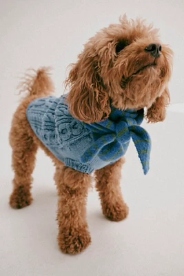 Cable Knit Dog Sweater