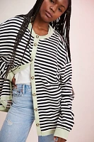 Classic Striped Cardigan