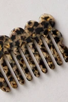 Solar Eclipse Scalloped Purse Comb