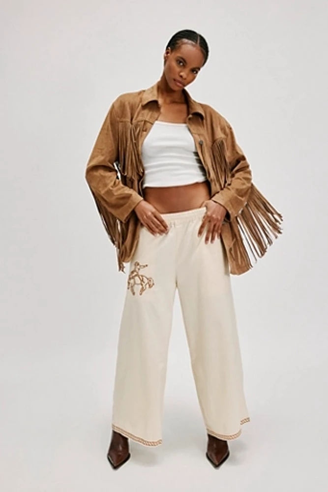 The Tales Yeehaw Embroidered Pants