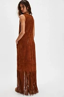 Nigel Preston Long-Cut Suede Gilet