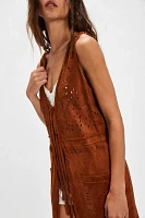 Nigel Preston Long-Cut Suede Gilet