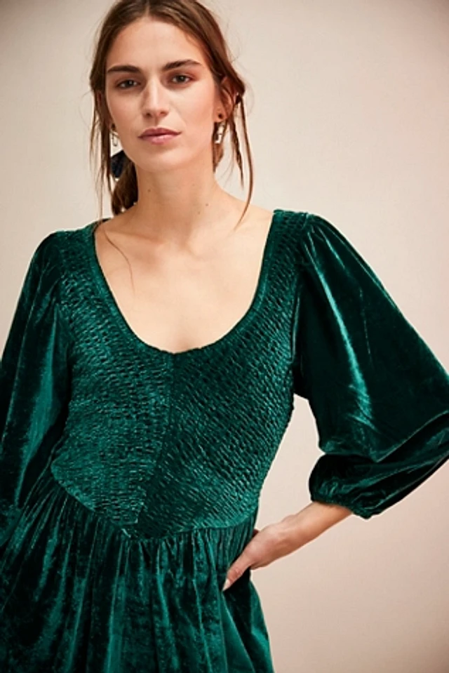 free people velvet green dress Rent Rat & Boa Gina Sequin Dress main image 0