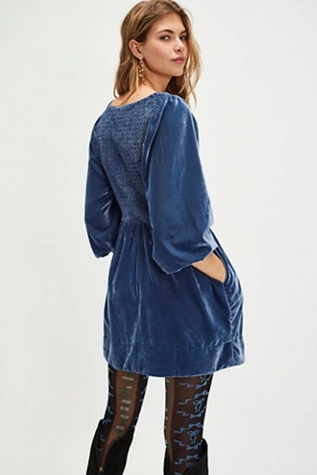 farrier velvet mini dress Farrier Velvet Mini Dress