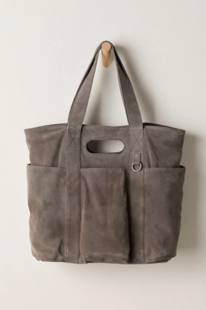 Suede Caravan Tote