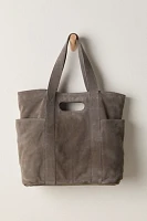 Suede Caravan Tote