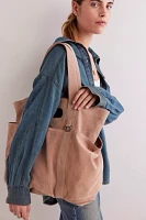 Suede Caravan Tote