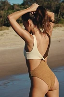 It's Now Cool The Vee Crimp One Piece Swimsuit