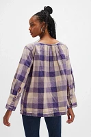 We The Free Big Bow Plaid Pullover