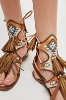 Meher Kakalia Clio Tassel Sandals