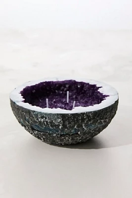 Jumbo Crystal Geode Candle