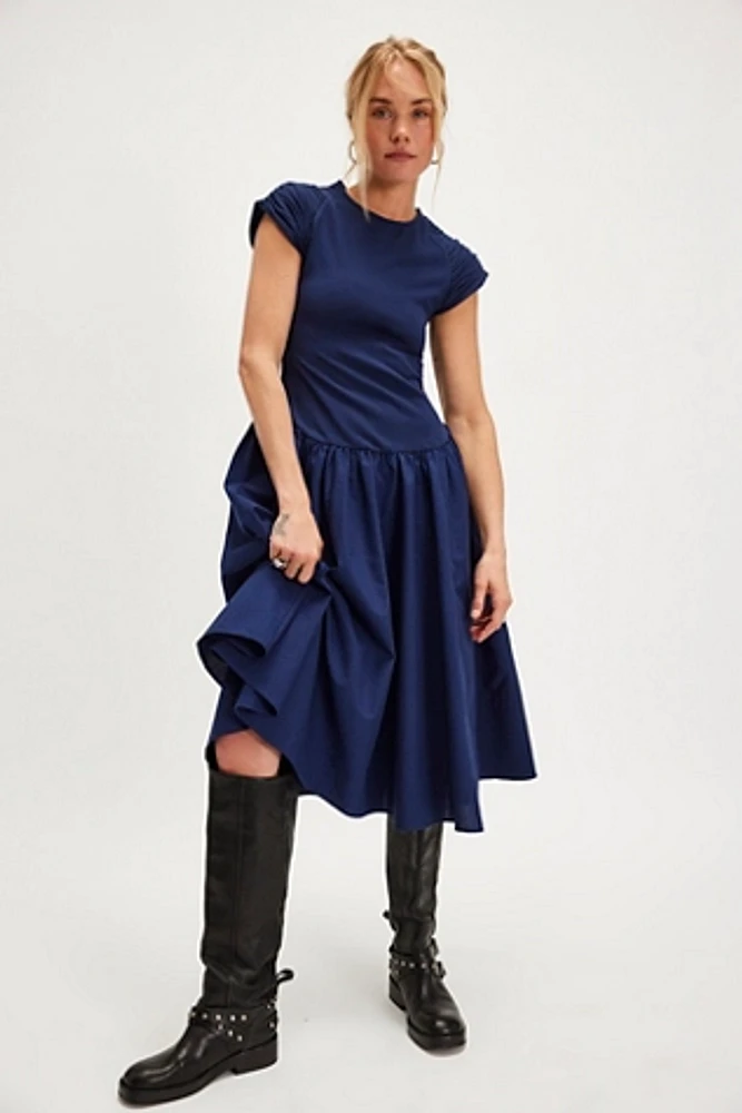 Afternoon Elegance Midi Dress