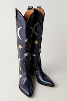 Starry Night Western Boots