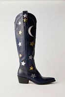 Starry Night Western Boots