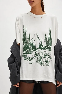 Mustang Mountain One-Size Tee