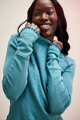 We The Free Sara Pointelle Turtleneck