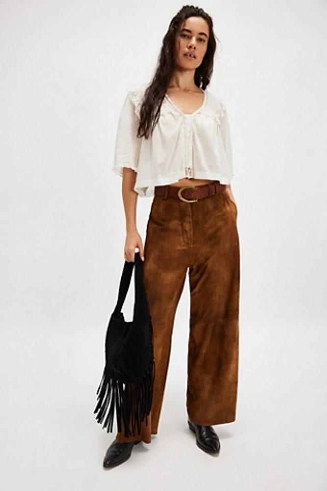 Nigel Preston Hepburn Suede Pants