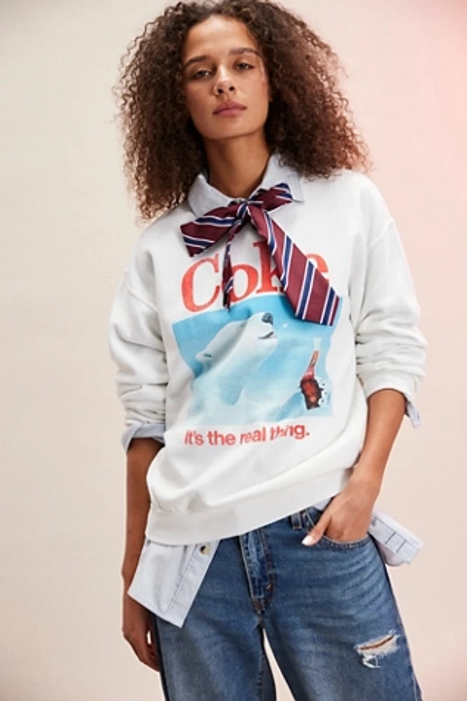 Junk Food Coke Polar Bears Crewneck