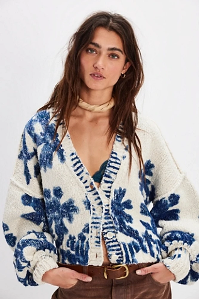 Printed Floral Cardi