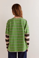 We The Free Nina Stripe Long-Sleeve Tee