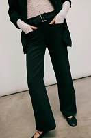 The Unknown Pinstripe Straight-Leg Trousers