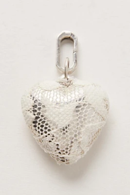 Lace Heart Bag Charm