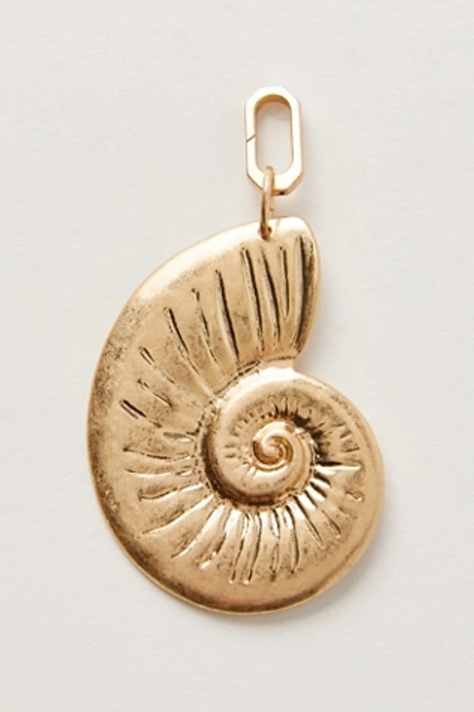 Solid Shell Bag Charm