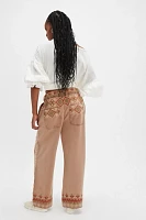 Woodlands Embroidered Pants