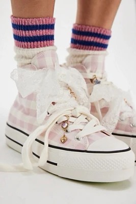 Chuck Taylor All Star Gingham Lift High Top Sneakers