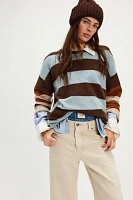 Addie Stripe Cashmere Pullover